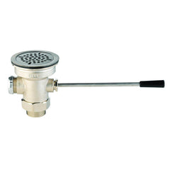 T&S Brass B-3960 Waste Drain Valve, Lever Handle, 3 x 2 & 1-1/2 Adapter