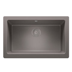 BLANCO Blanco 240325 Color-Coordinated Metal Basket Strainer - Metallic Gray