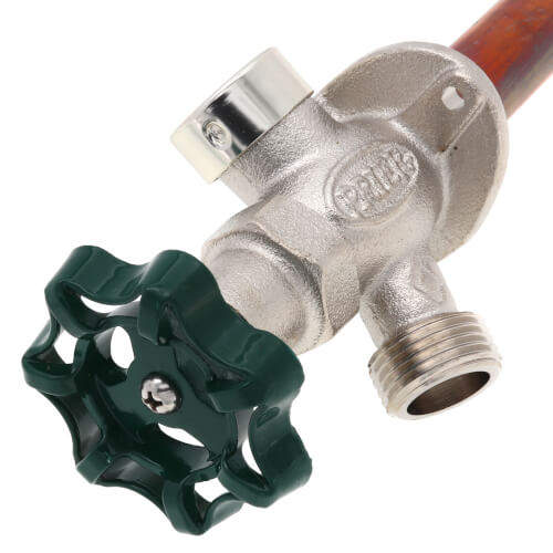 PRIER Prier C-144D06 C-144 Series 6, 1/2 MPT x 1/2 SWT Inlet Frost-Free Anti-Siphon Wall Faucet