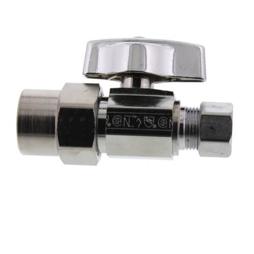 BRASSCRAFT BrassCraft KTPR14X C 1/2 x 3/8 Solvent Weld x OD Compression Ball Handle Straight Supply Stop Valve