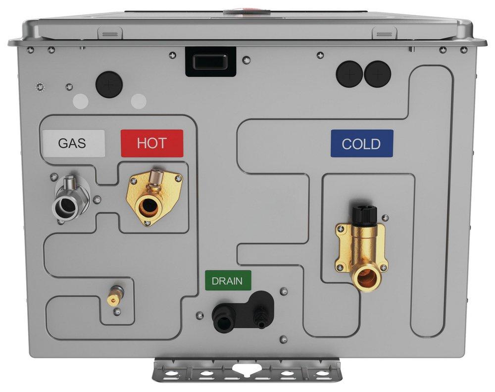 RHEEM Rheem RTGH-SR11i Ikonic 199 MBH Indoor Condensing Natural Gas/Propane Tankless Water Heater