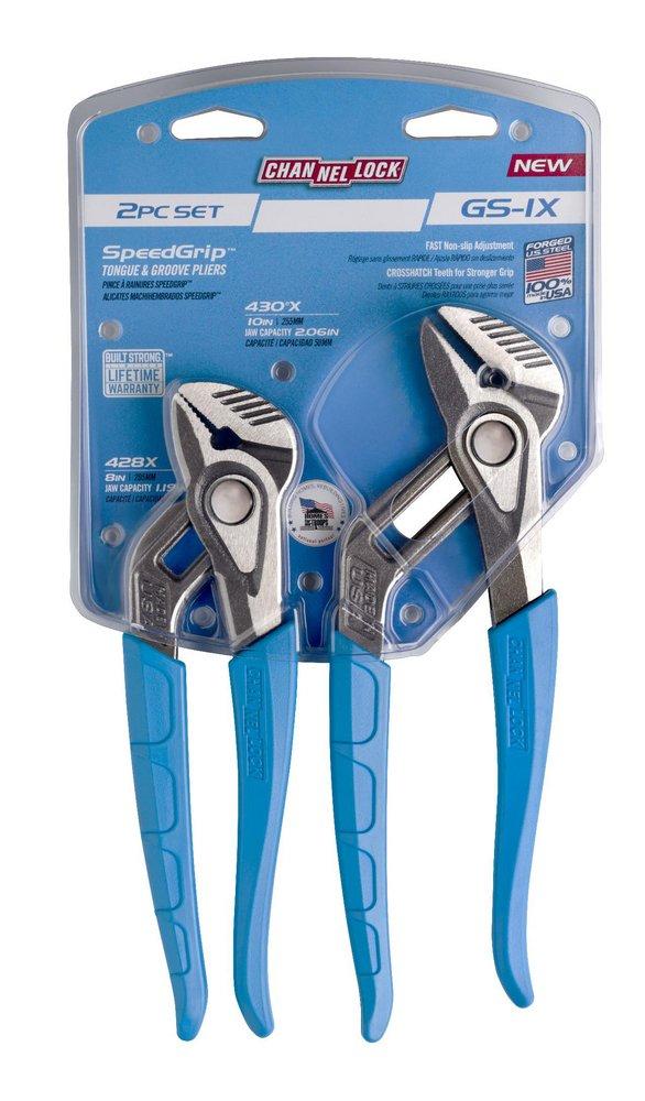 CHANNELLOCK Channellock GS-1X SpeedGrip Tongue & Groove Pliers Set