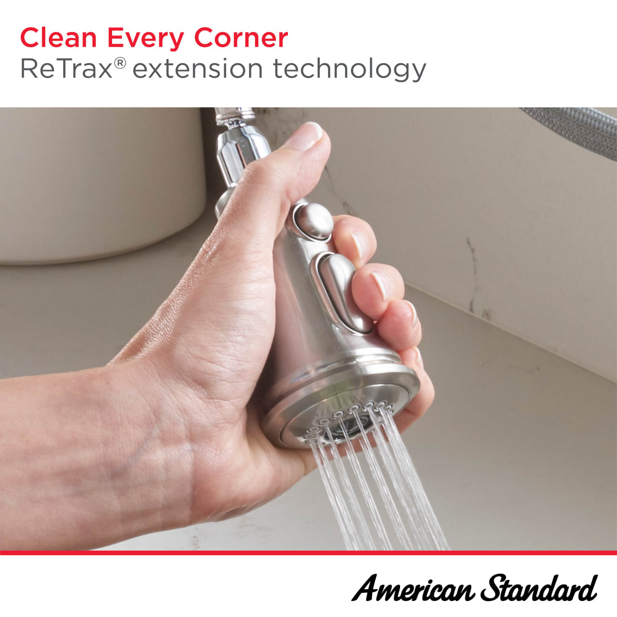 AMERICAN STANDARD American Standard 4279300.GN0 Delancey Single-Handle Pull-Down Dual Spray Function Kitchen Faucet 1.5 gpm