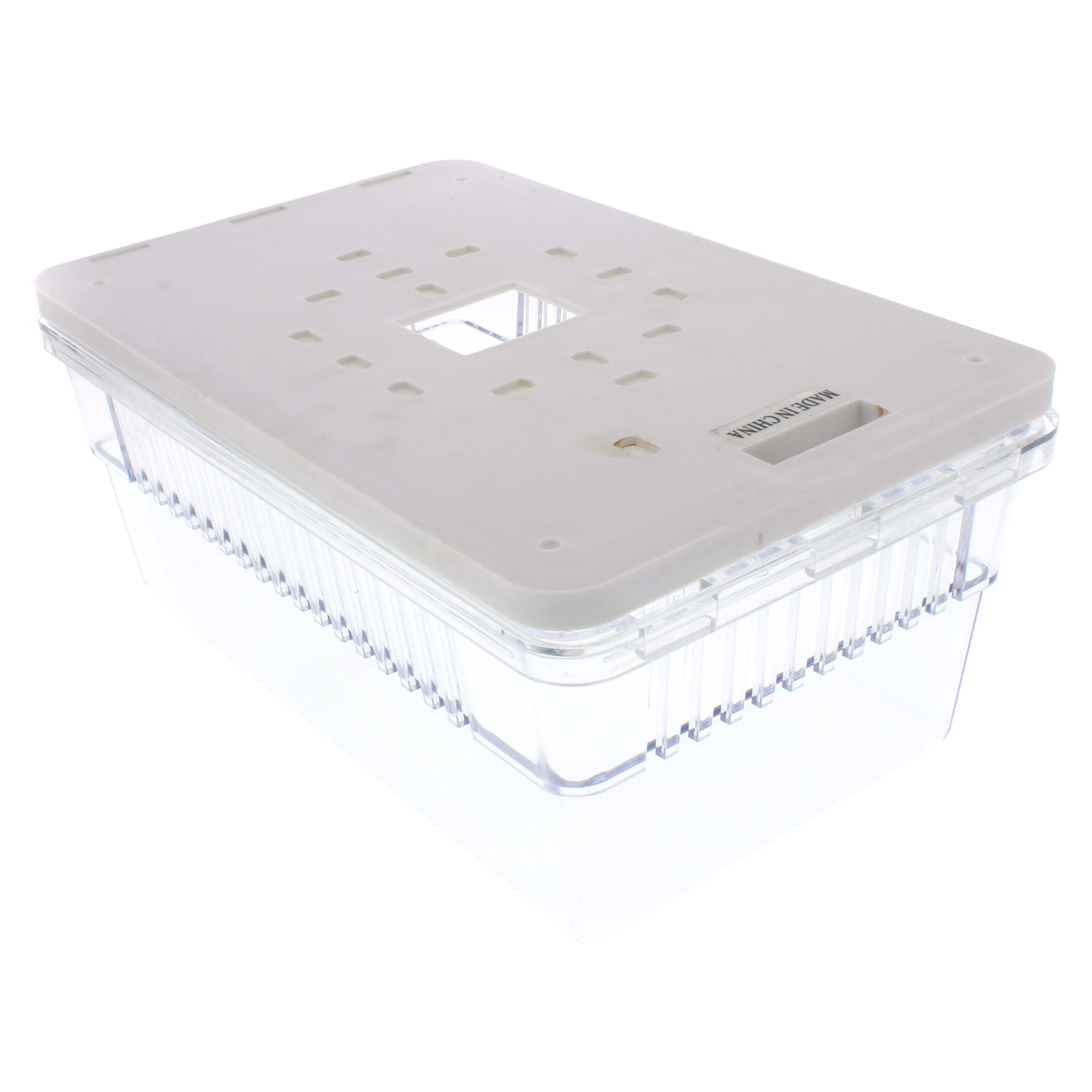 WHITE-RODGERS White Rodgers F29-0198 Clear Plastic Thermostat Guard With Ring & Solid Base Replaces F29-0144 F29-0228