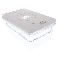 White Rodgers F29-0198 Clear Plastic Thermostat Guard With Ring & Solid Base Replaces F29-0144 F29-0228