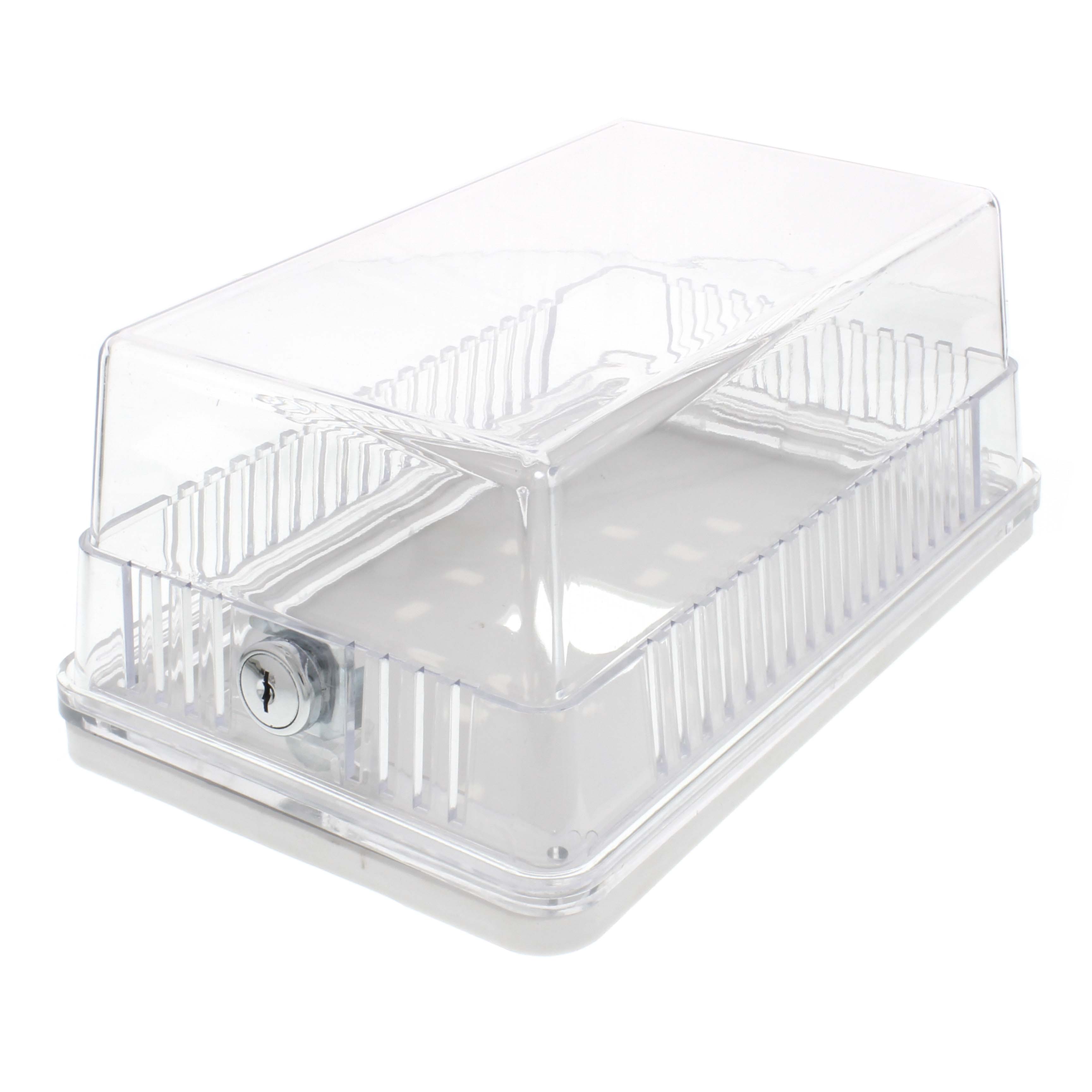 WHITE-RODGERS White Rodgers F29-0198 Clear Plastic Thermostat Guard With Ring & Solid Base Replaces F29-0144 F29-0228