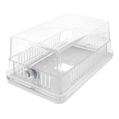 White Rodgers F29-0198 Clear Plastic Thermostat Guard With Ring & Solid Base Replaces F29-0144 F29-0228