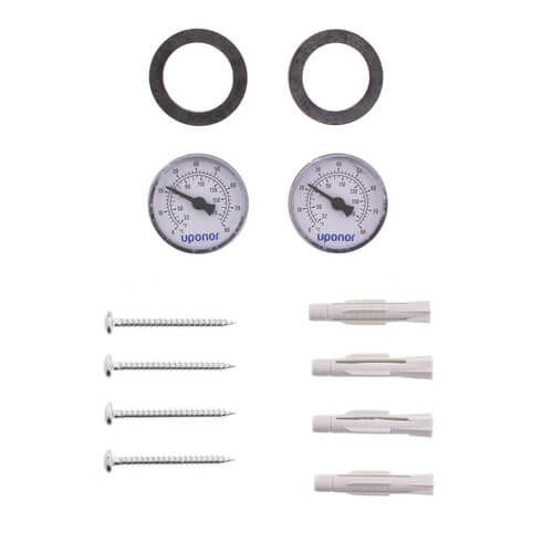 UPONOR Uponor A2720202 Stainless Steel Manifold Assembly with Flowmeters, 1-1/4 in x 3/4 in, Replacement MPN