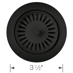 BLANCO Blanco 240327 Color-Coordinated Metal Basket Strainer - Coal Black