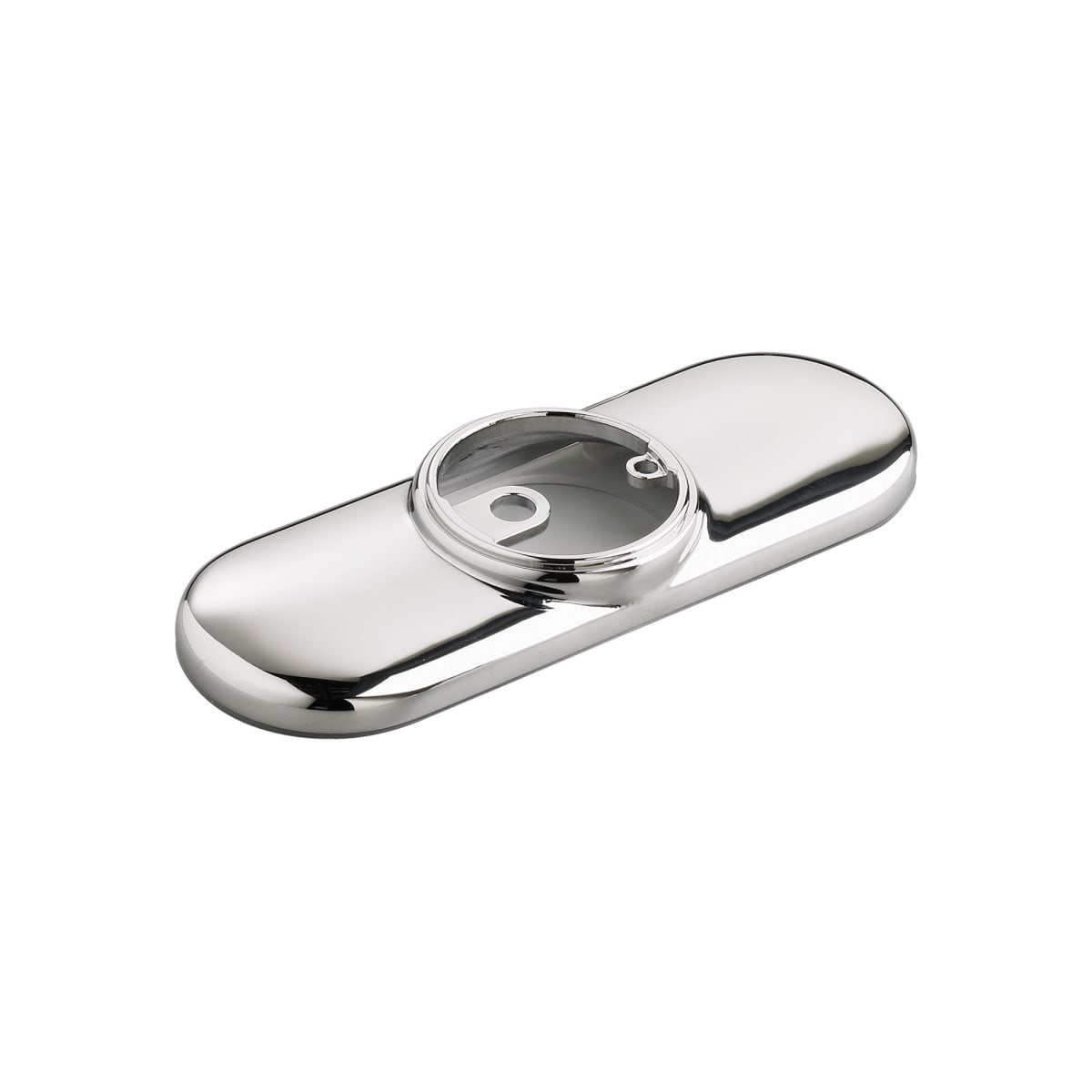 AMERICAN STANDARD American Standard 605P400.002 Selectronic 4 in. Deck Plate Faucet Hole Cover Polished Chrome