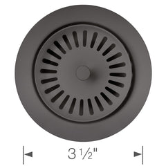 BLANCO Blanco 240334 Color-Coordinated Metal Waste Flange - Cinder