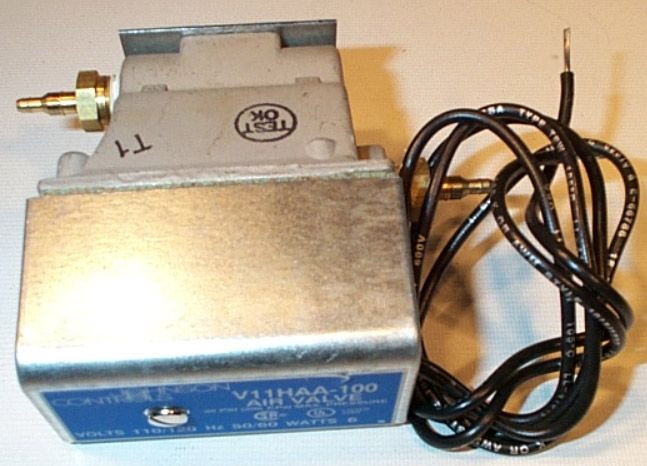 JOHNSON CONTROLS Johnson Controls V11HAA-100 Solenoid Air Valve 120V 3-Way 1/4 Barb