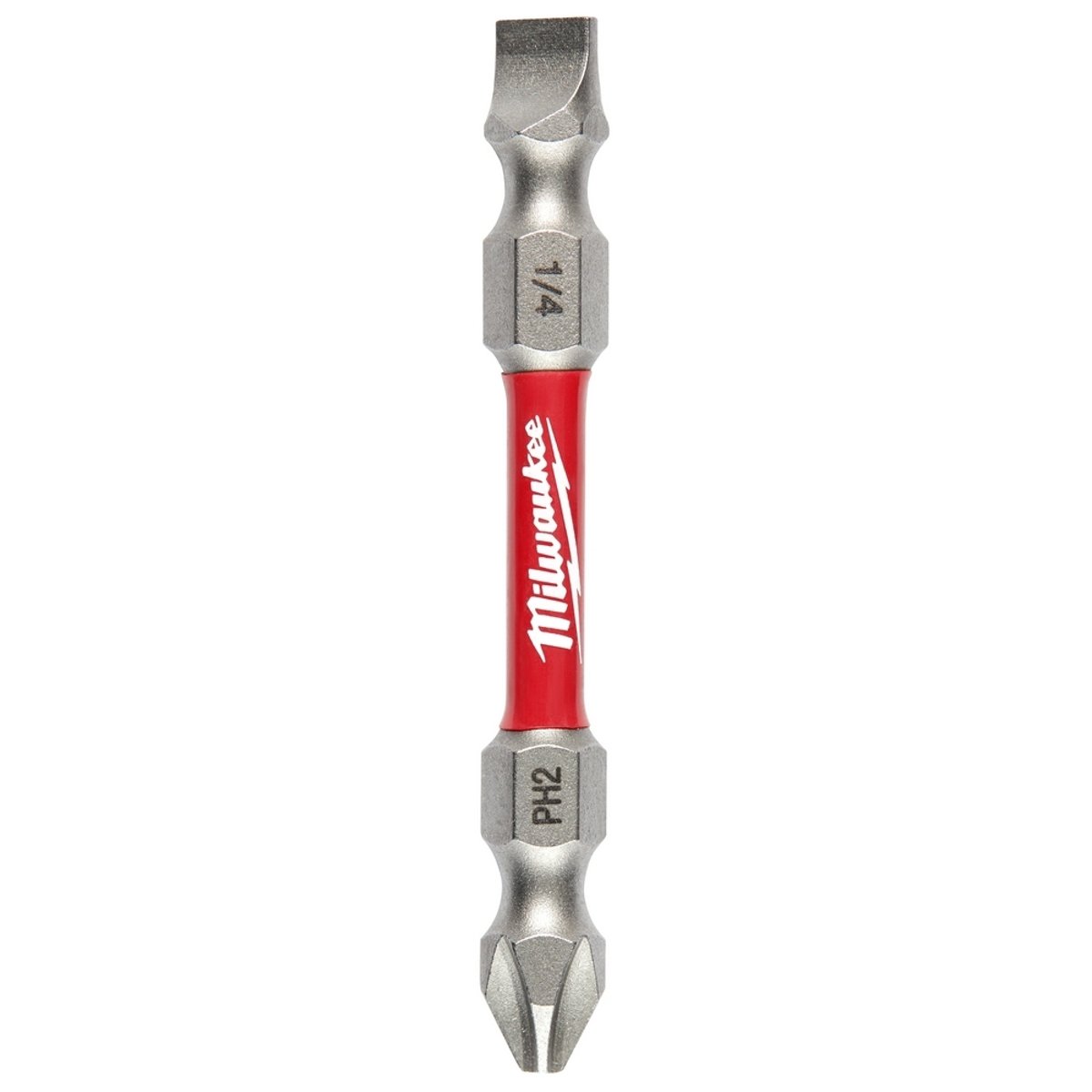MILWAUKEE Milwaukee 48-32-4310 SHOCKWAVE Impact Phillips #2 / Slotted 1/4 in. Double Ended Bit