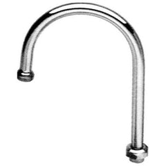 T&S BRASS T&S Brass 133X Swing Gooseneck With Stream Regulator Outlet, For Use With T&S Swivel Outlet Faucet, Brass, Chrome Plated
