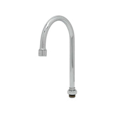 T&S BRASS T&S Brass 133X Swing Gooseneck With Stream Regulator Outlet, For Use With T&S Swivel Outlet Faucet, Brass, Chrome Plated