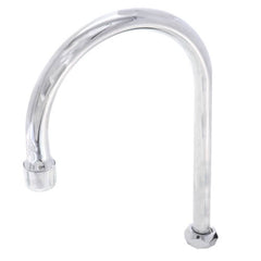 T&S BRASS T&S Brass 133X Swing Gooseneck With Stream Regulator Outlet, For Use With T&S Swivel Outlet Faucet, Brass, Chrome Plated