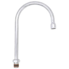 T&S BRASS T&S Brass 133X Swing Gooseneck With Stream Regulator Outlet, For Use With T&S Swivel Outlet Faucet, Brass, Chrome Plated