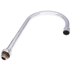 T&S BRASS T&S Brass 133X Swing Gooseneck With Stream Regulator Outlet, For Use With T&S Swivel Outlet Faucet, Brass, Chrome Plated
