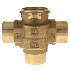 RESIDEO Honeywell Home VCZMS6100 1 3-Way Sweat VC Valve Assembly 8.3 Cv