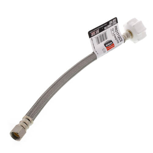 FLUIDMASTER Fluidmaster PRO1T12CS Pro Series 3/8 in x 7/8 in Toilet Flexible Water Connector