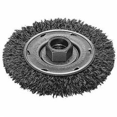 Milwaukee 48-52-5070 Wheel Brush - 4 in Dia - 5/8-11 - 0.012 - 0.014 in Crimped Radial Wire