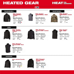 Milwaukee 234G-21M M12 Women's Heated AXIS Jacket Kit Gray Medium