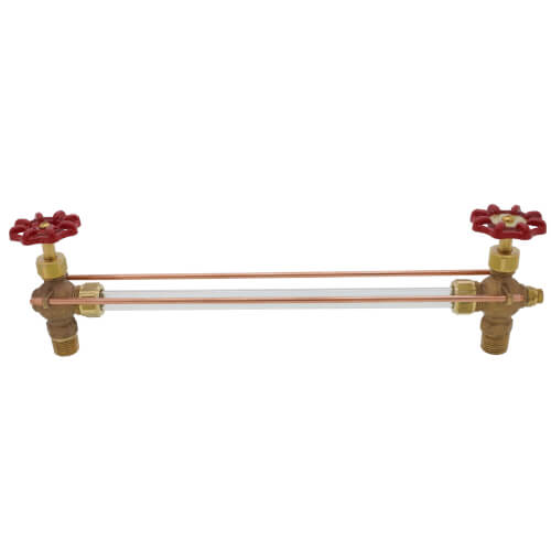 APOLLO VALVES Apollo Valves 20-207-00 3/4 Heavy Aluminum Water Gauge w/ 16 Glass & Rod