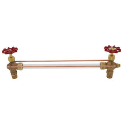 Apollo Valves 20-207-00 3/4 Heavy Aluminum Water Gauge w/ 16 Glass & Rod