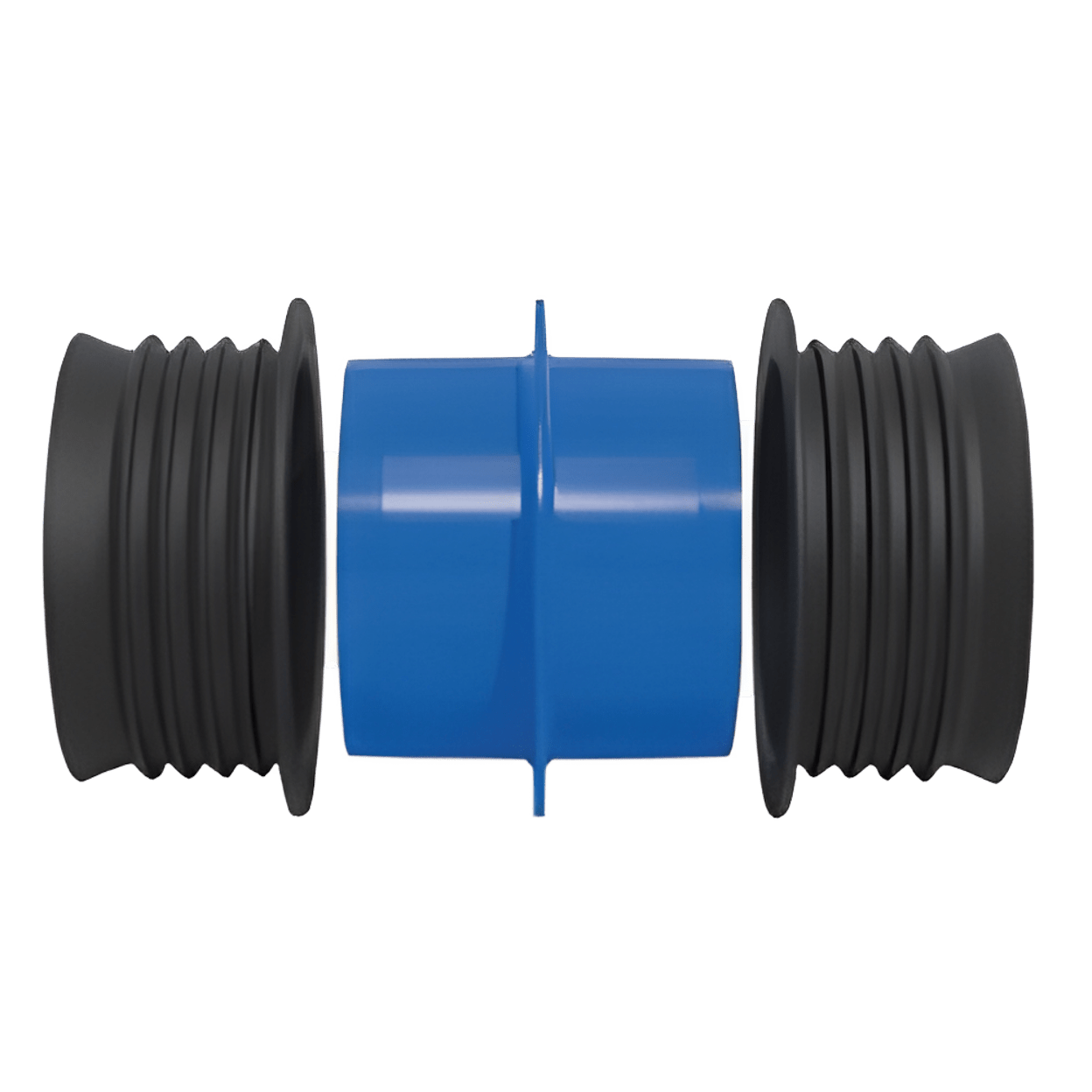 FERNCO Fernco IC66P Pushfit Coupling 6 in Nominal Gasket: EPDM/ Sleeve: ABS