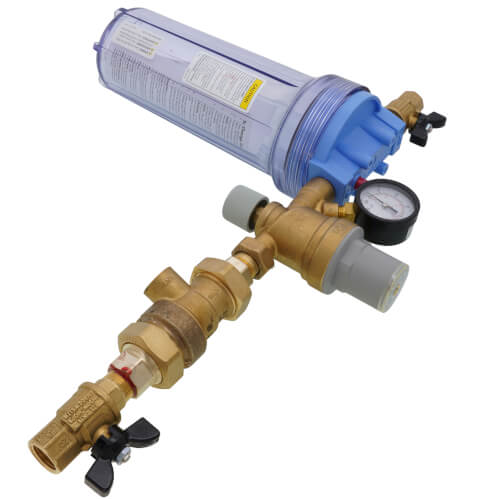 CALEFFI Caleffi NA573022 Autofill Combo 1/2 NPT w/Filter & Gauge