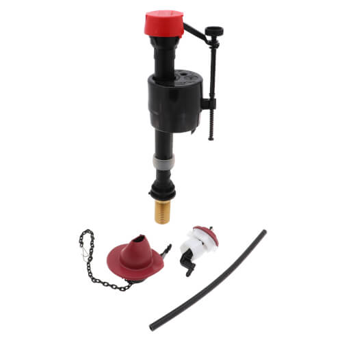 FLUIDMASTER Fluidmaster PRO45BW501 Pro Series Adjustable Fill Valve, Shank and Flapper Kit