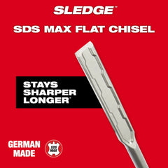 Milwaukee 48-62-4252 SDS MAX SLEDGE 1 X 16 Flat Chisel