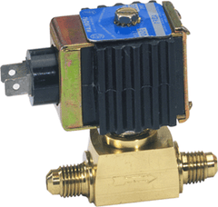 Sporlan 3249-00 Solenoid Valve, 3/8 SAE Flare B6F1 Normally Closed Compact Body Less Coil