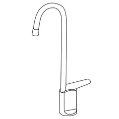 ELKAY Elkay LK1110 Push Lever Glass Filler