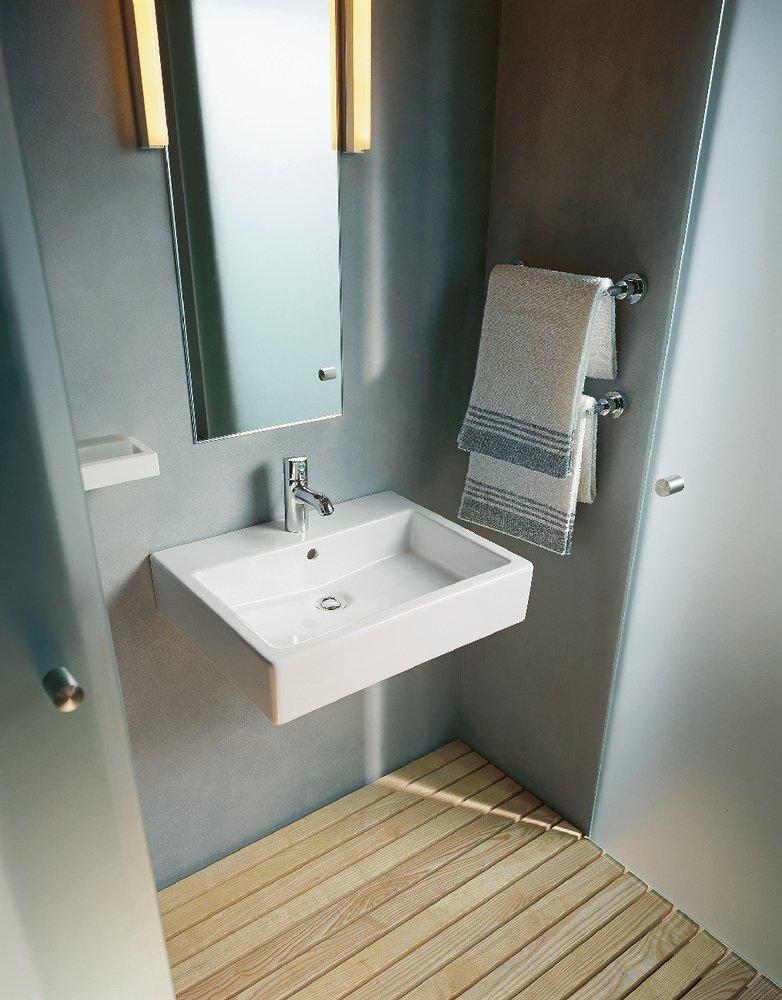DURAVIT Duravit 0454500027 Vero 19-5/8 x 18-1/2 in. Square Wall Mount Bathroom Sink in White