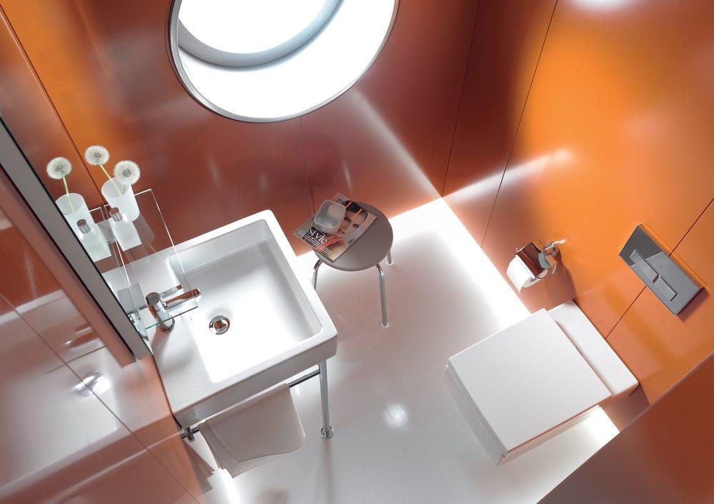 DURAVIT Duravit 0454500027 Vero 19-5/8 x 18-1/2 in. Square Wall Mount Bathroom Sink in White