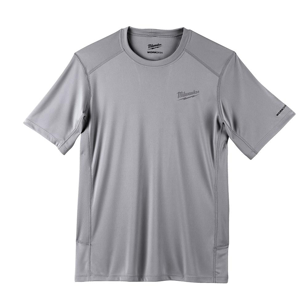 MILWAUKEE Milwaukee 414G-M Workskin Lightweight Performance Shirt - Short Sleeve - Gray M