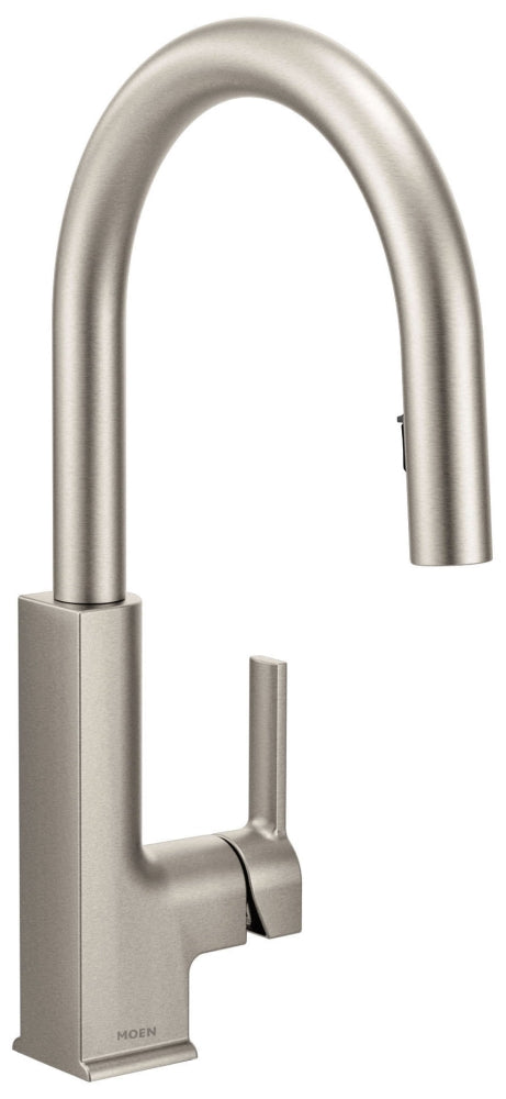 MOEN Moen S72308SRS Spot Resist Stainless One-Handle Pulldown Kitchen Faucet