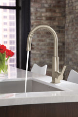 MOEN Moen S72308SRS Spot Resist Stainless One-Handle Pulldown Kitchen Faucet
