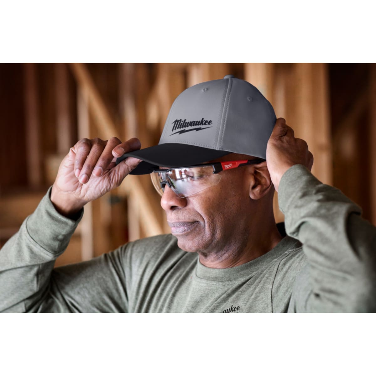 MILWAUKEE Milwaukee Tool 507DG-SM WORKSKIN Performance Fitted Hat S/M