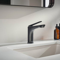 American Standard 7105121.243 Studio S Single Hole Single-Handle Bathroom Faucet 1.2 gpm/4.5 L/min With Lever Handle in Matte Black