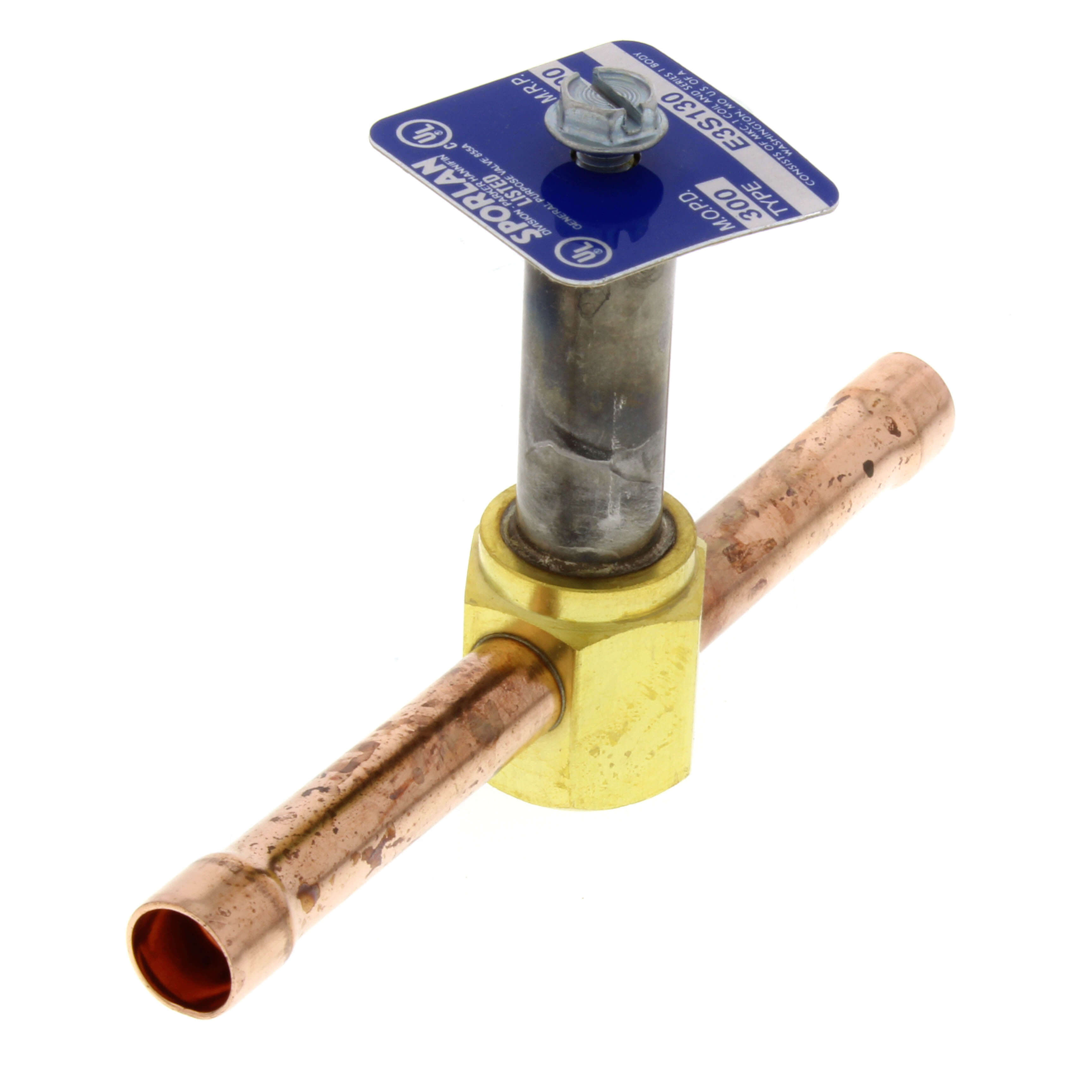 SPORLAN Sporlan 3227-00 Solenoid Valve 3/8 ODF Solder Body Less Coil E Series E3S130