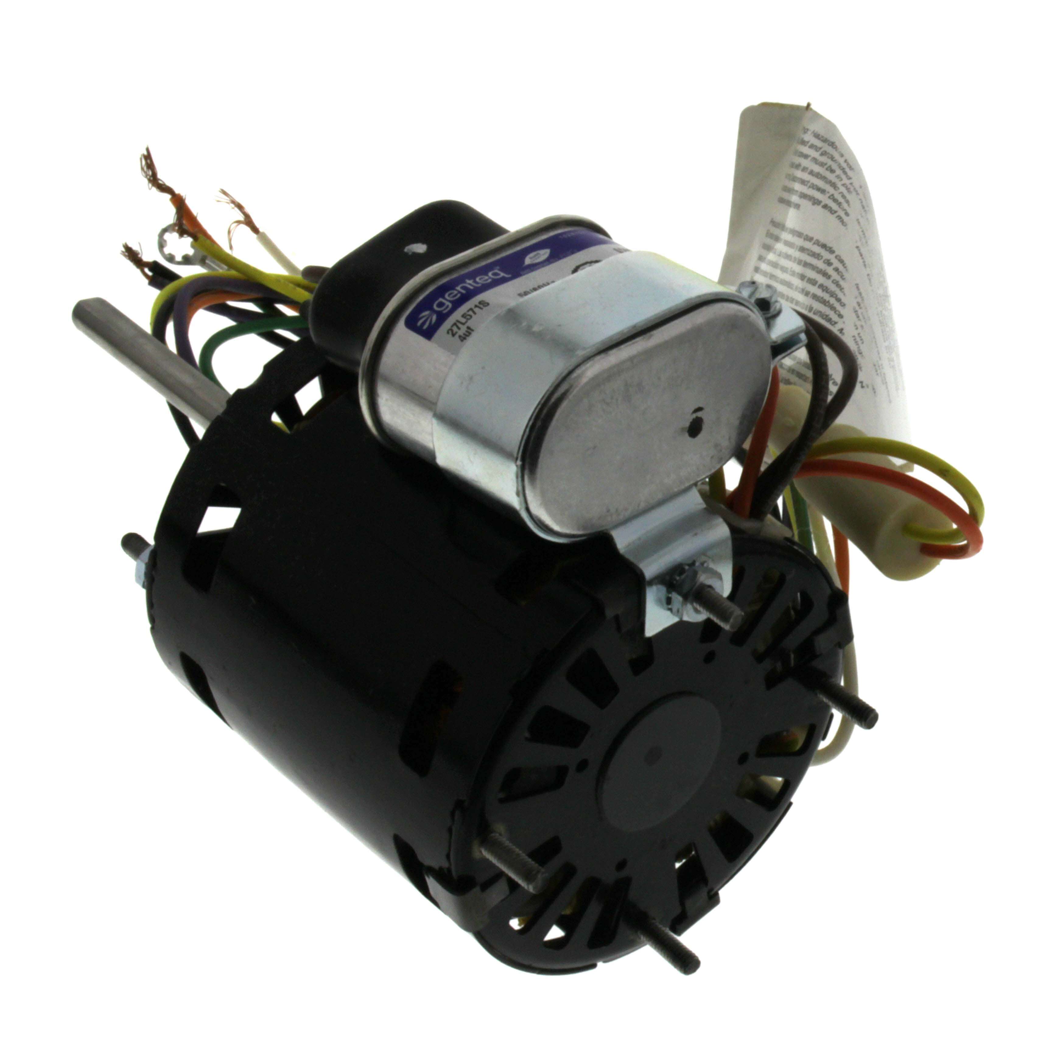 GENTEQ MOTORS Fasco 9721 OEM Motor 1/12 hp 3-3/8 Dia 115/208-230V PSC Reversible
