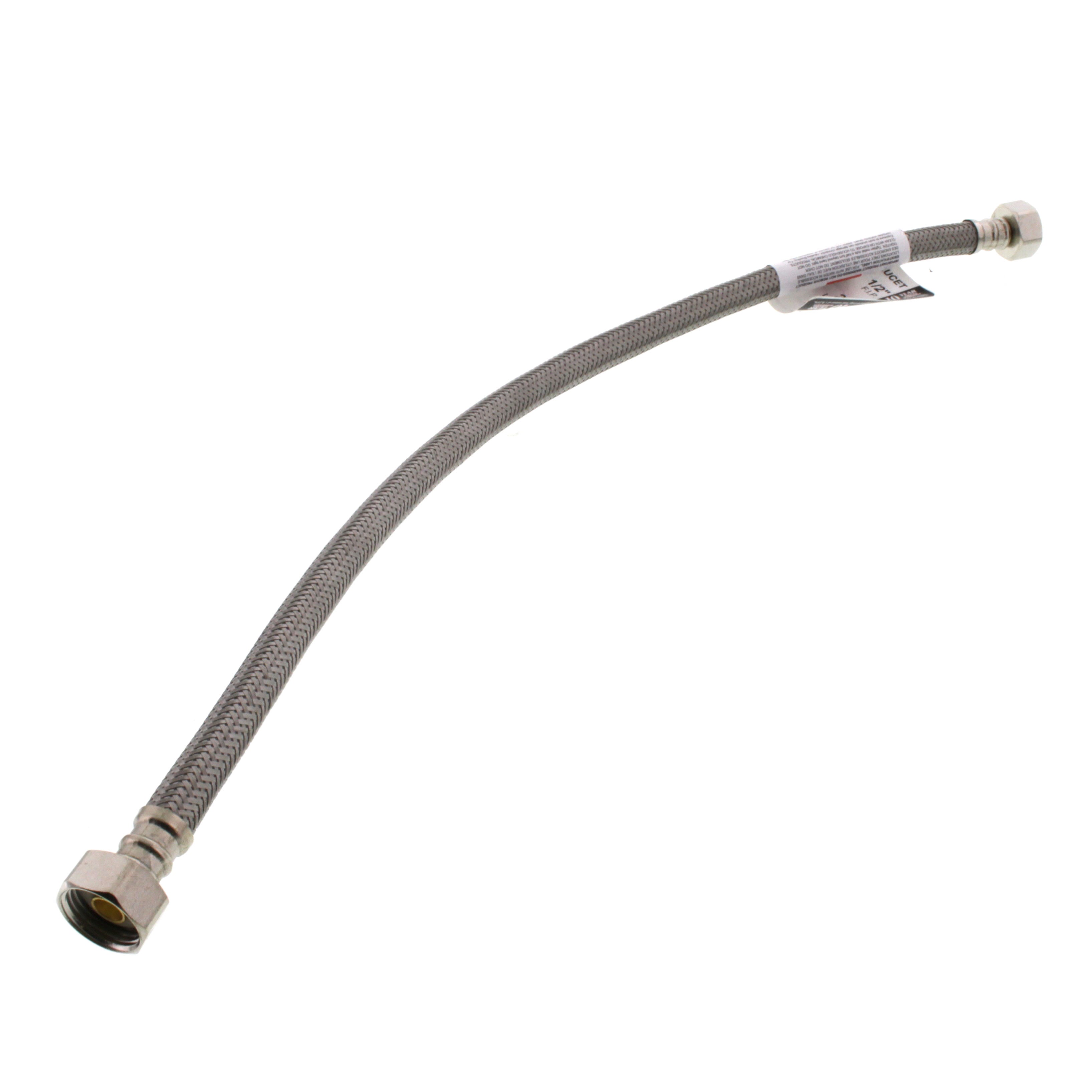 FLUIDMASTER Fluidmaster PRO4F20 Pro Series 1/2 x 20 in. Braided Stainless Sink Flexible Water Connector