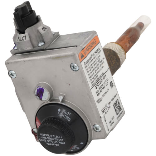 WHITE-RODGERS Emerson Climate-White Rodgers 37C73U-171 Natural Gas Water Heater Valve 70-160F 2.5shk 37C73U-274