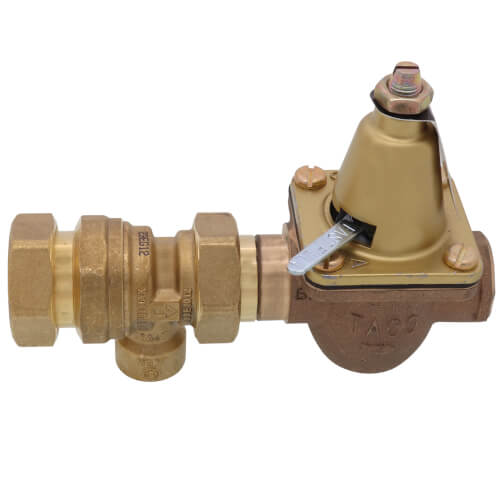 TACO Taco 3492-050-BH1 1/2 Brass Combination Boiler Feed Valve & Backflow Union Press x NPT