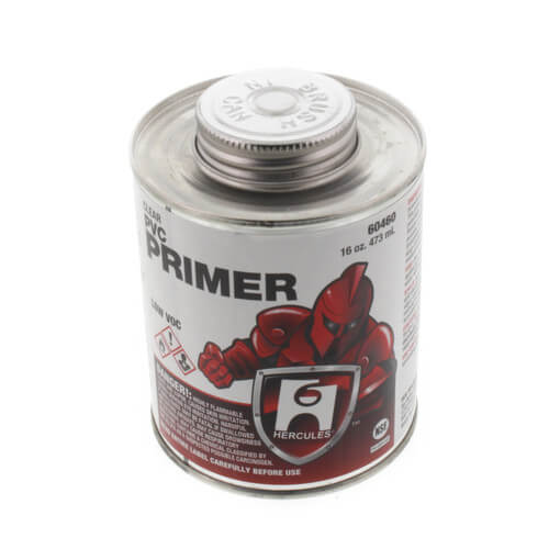 HERCULES Hercules 60460 PVC & CPVC Pipe and Fittings Clear Primer 16 Ounce