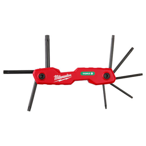 MILWAUKEE Milwaukee 48-22-2184 8-Key Folding Hex Key Set - Torx