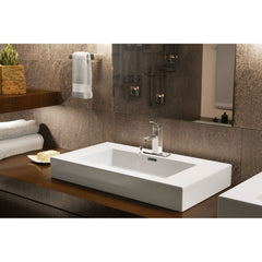 Moen S6701 90 Degree Single Handle Centerset Bathroom Sink Faucet 1.0 GPM