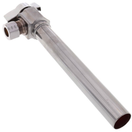 BRASSCRAFT BrassCraft KTCS40BXC 1/2 x 3/8 in. Sweat x OD Compression Ball Handle Angle Supply Stop Valve